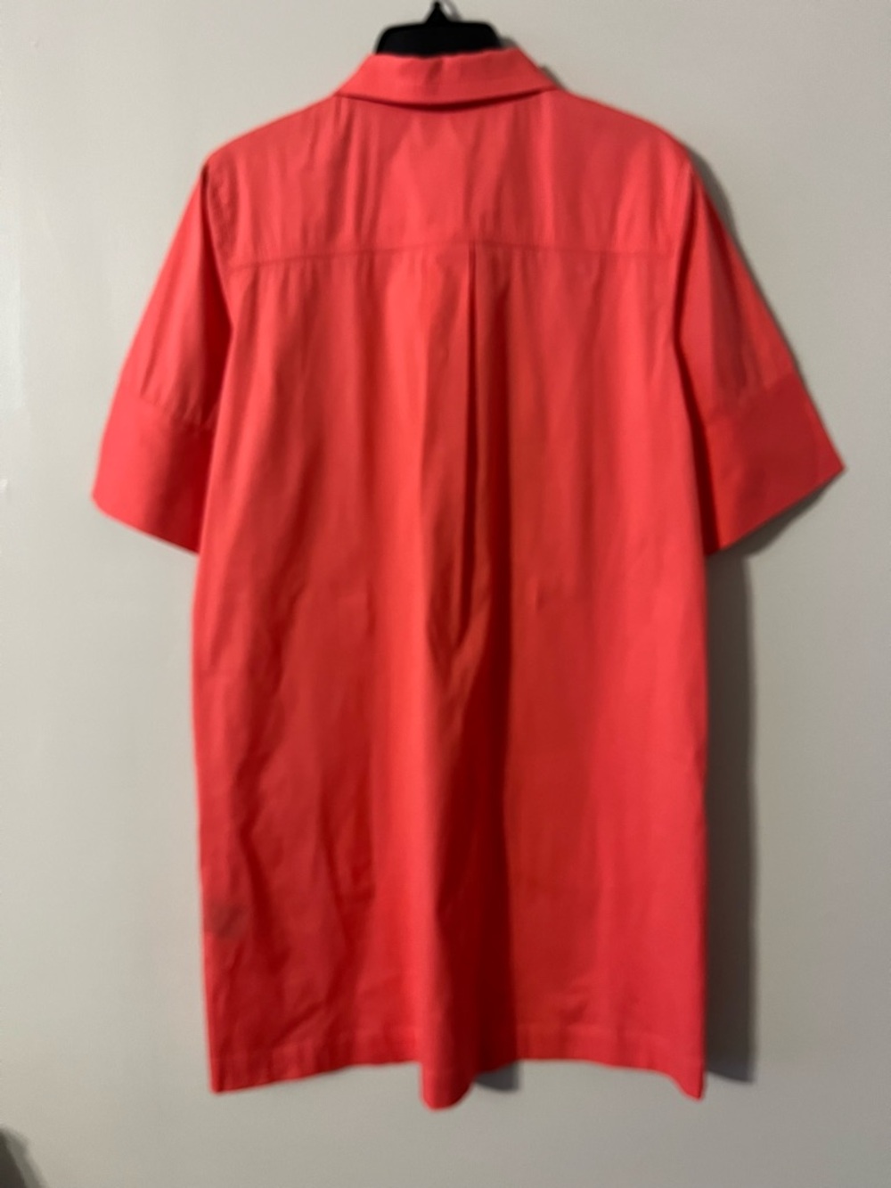 Lafayette 148 Nee York orange shirt dress women's size S- Flawed - Picture 2 of 5